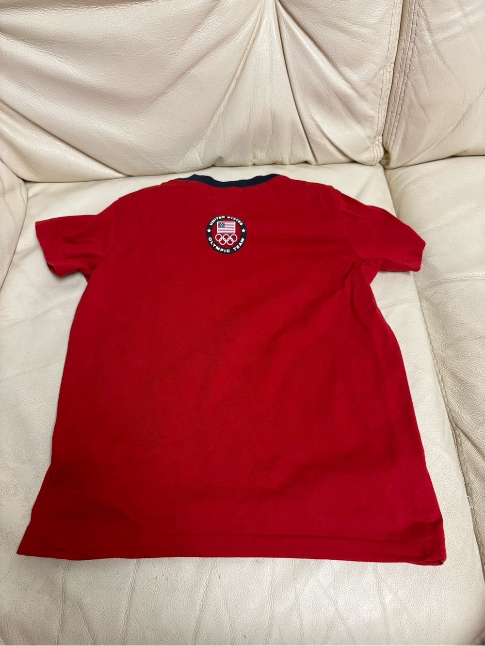 SET of 2 Polo Ralph Lauren sz 3T Short Sleeve Tshirt 2012 Olympics USA Red Blue - Picture 7 of 15